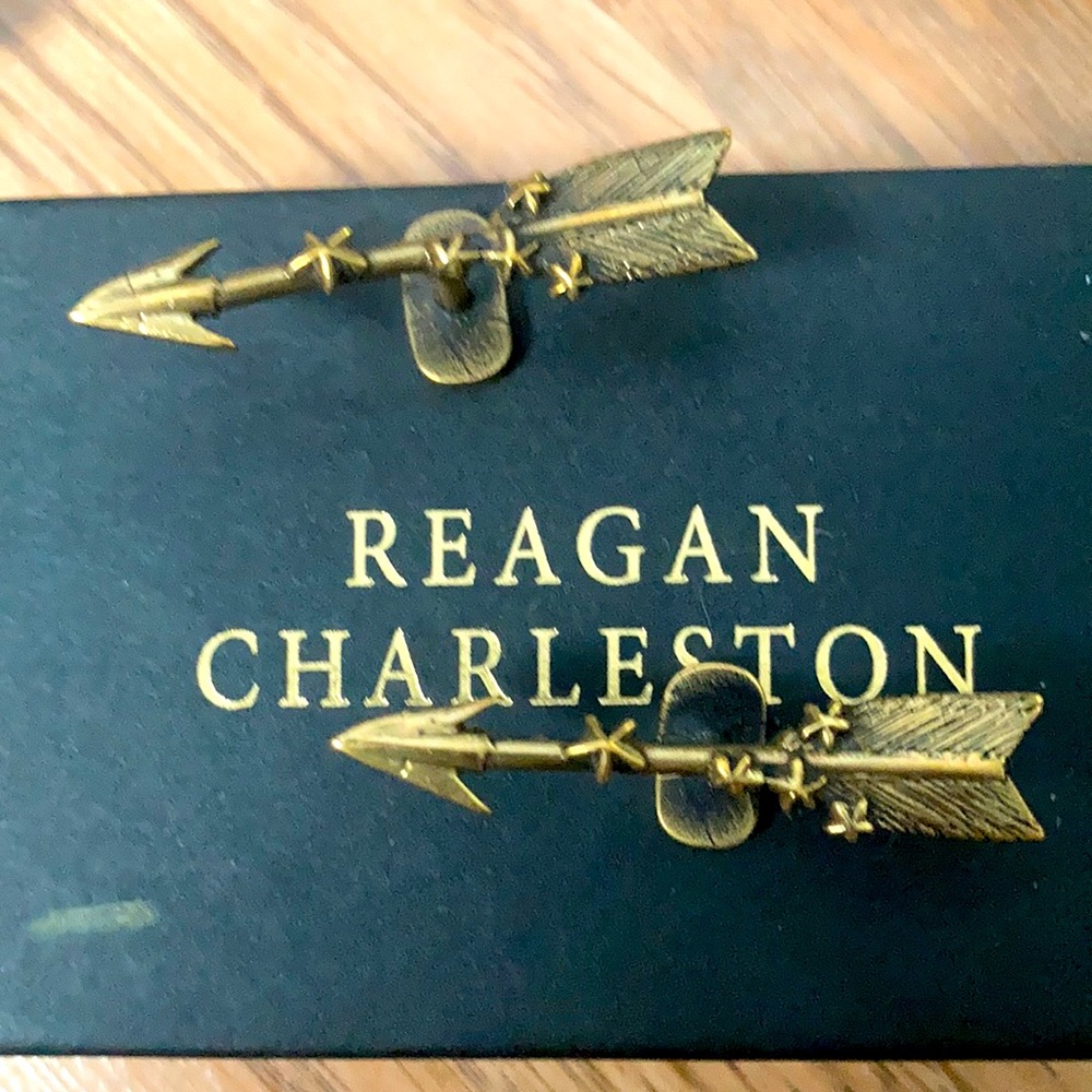 Sagittarius constellations cuff links brass